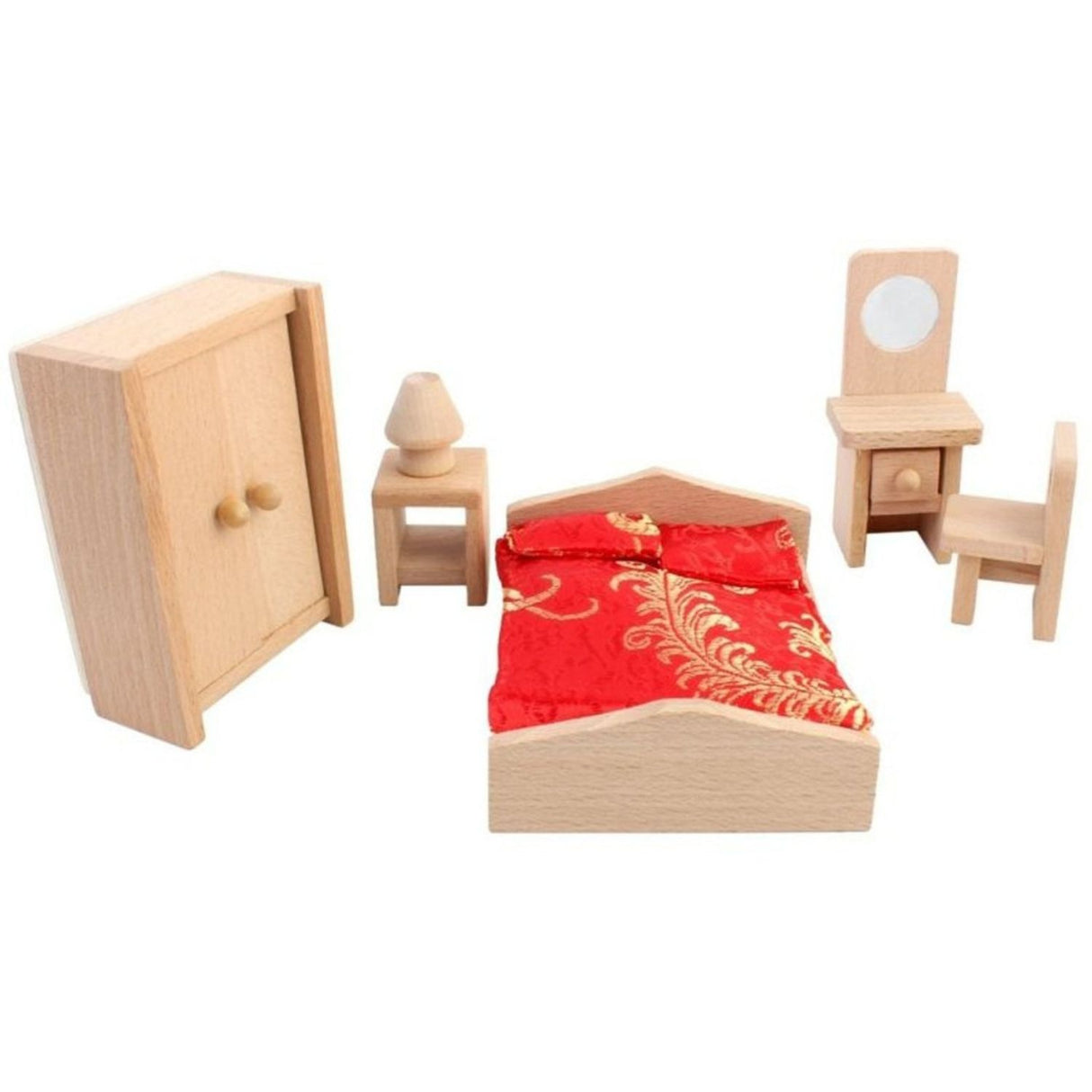 Muebles en Miniatura de Madera de Dormitorio Para Niños. Perfectos para estimular la creatividad y el juego. ¡Descúbrelos ahora y decora su mundo!-1-2-1-1-1
