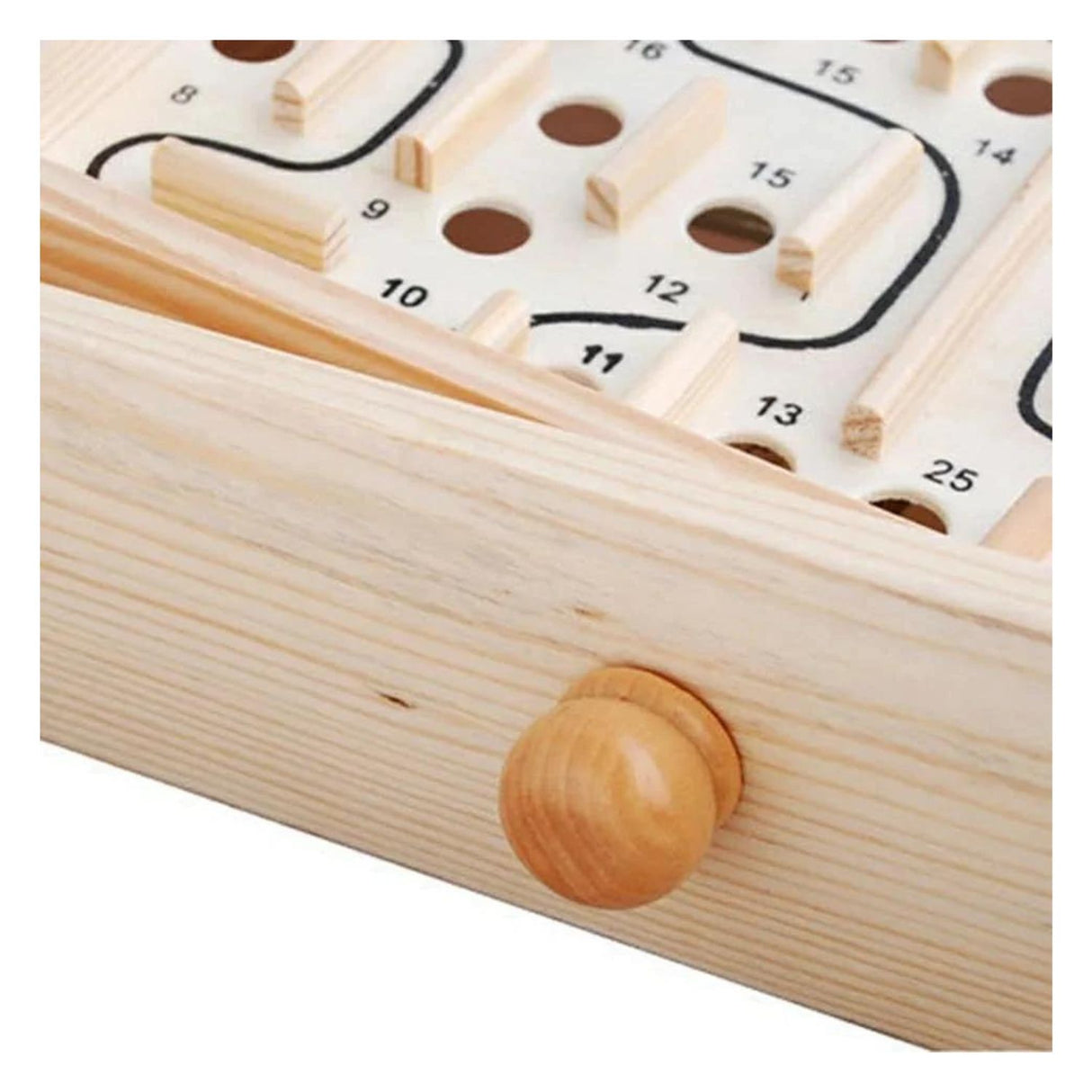 Juego de Mesa de Laberinto Grande de Madera 27cm Para Niños. Fomenta la creatividad y habilidades motoras. ¡Compra ahora y diviértete en familia!-1-2-1-1-1