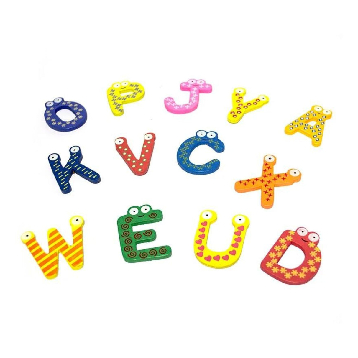 Set 26 Letras Magneticas del Abecedario de Madera Para Niños. Fomenta el aprendizaje y la creatividad. ¡Compra ahora y diviértete educando!-1-1-1-1-1