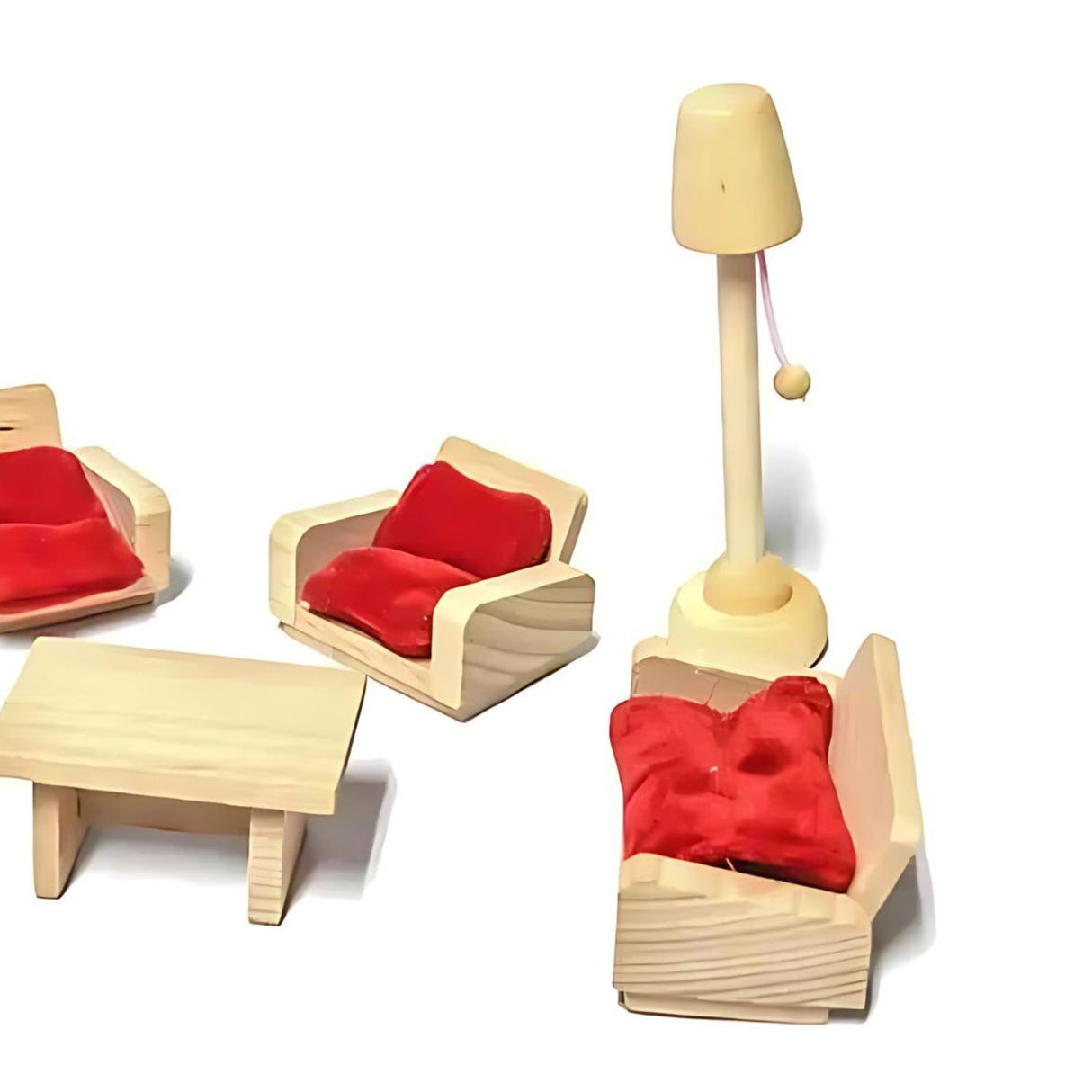 Muebles en Miniatura de Madera de Living Para Niños +3 años. Fomenta la creatividad y el juego imaginativo. ¡Compra ahora y transforma su espacio!-1-4-1-1-1