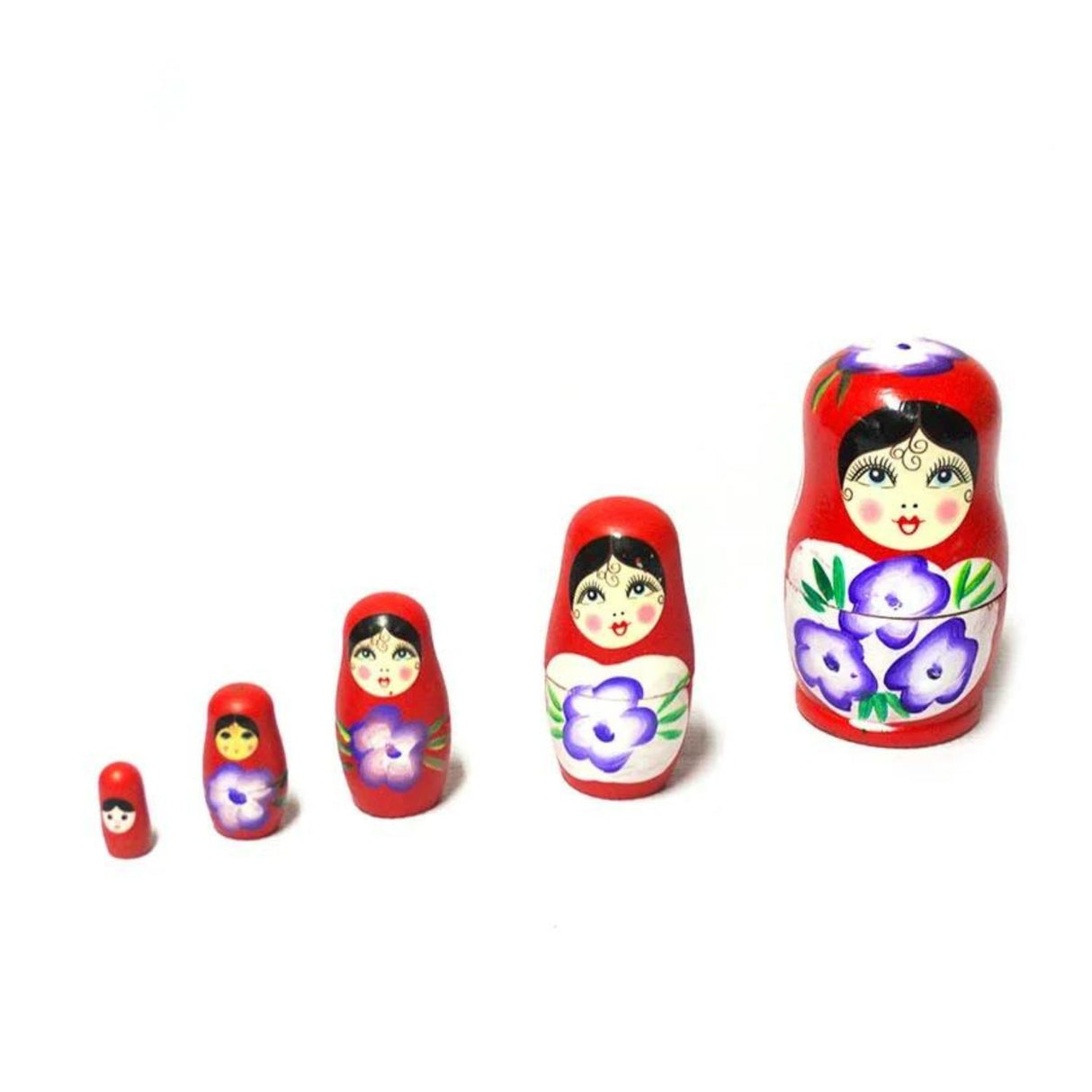 Muñeca Rusa Matrioska de Madera de 11 cm para Niños de 3+. Fomenta la creatividad y el juego. ¡Descúbrela ahora y sorprende a tus pequeños!-1-1-1-1-1