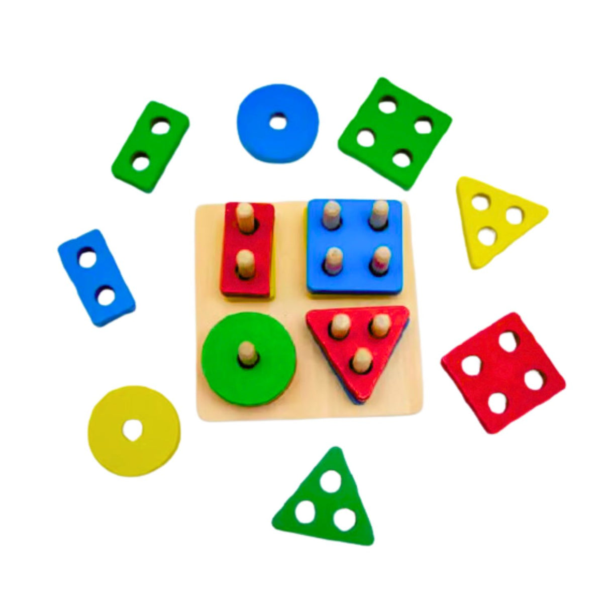 Juego Didáctico de Encaje de Figura Geométricas para Niños. Fomenta la creatividad y el aprendizaje. ¡Compra ahora y diviértete educando!-1-4-1-1-1