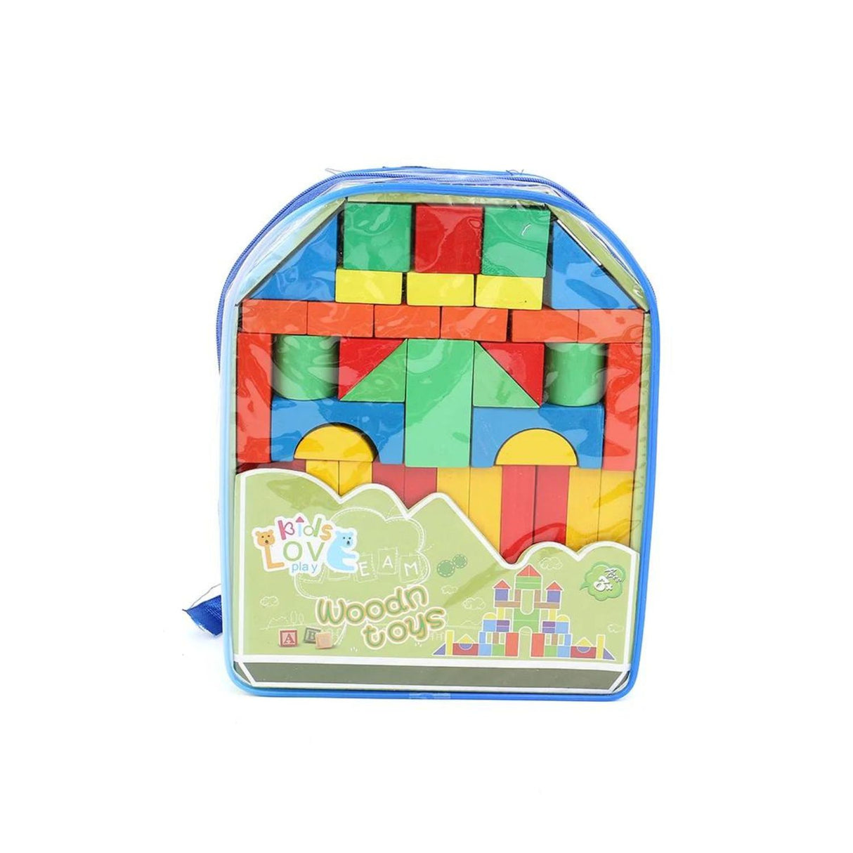 Mochila Didactica con Bloques de Madera para Construir Niños. Fomenta la creatividad y el aprendizaje. ¡Compra ahora y diviértete construyendo!-1-1-1-1-1