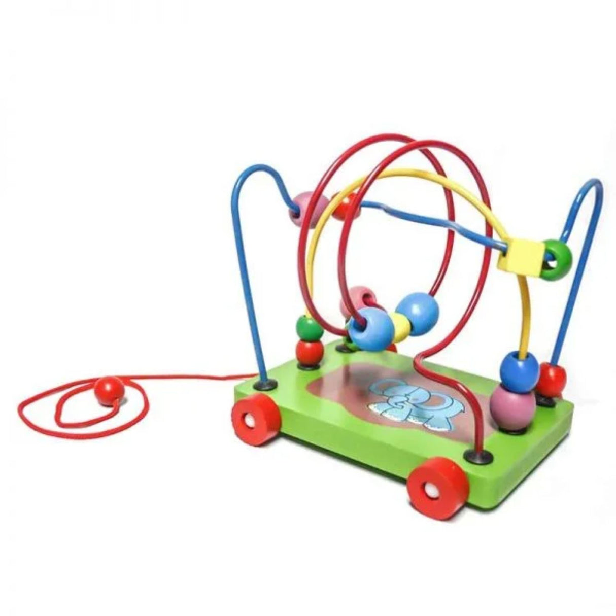 Juguete Didáctico de Arrastre de Madera para la Motricidad. Fomenta el desarrollo infantil mientras juegan. ¡Compra ahora y potencia su aprendizaje!-1-1-1-1-1