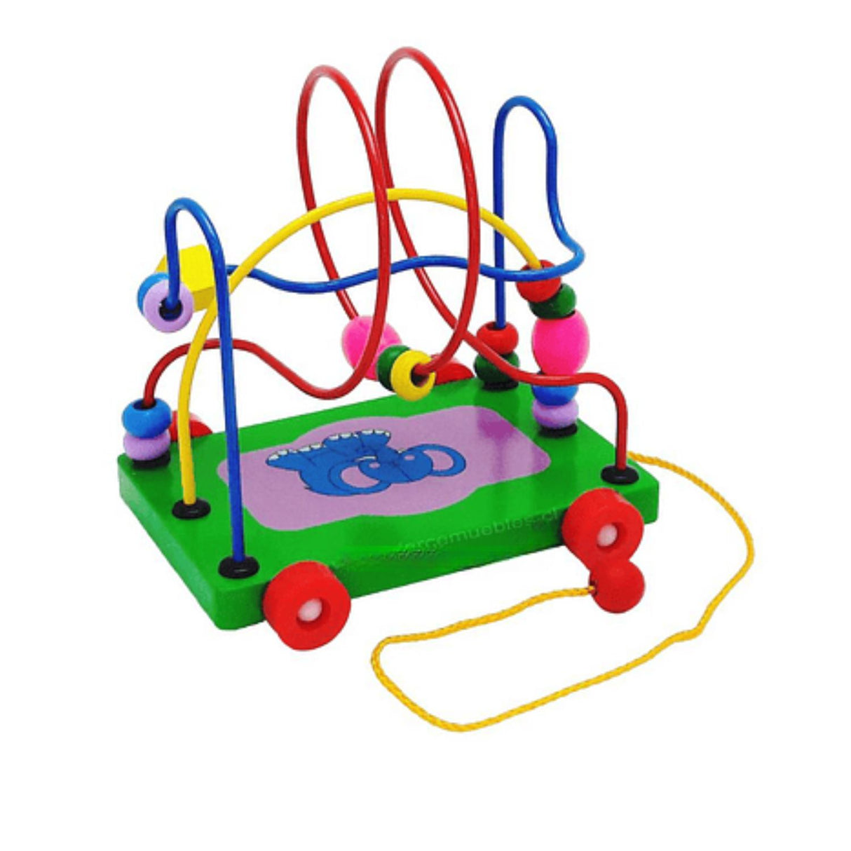 Juguete Didáctico de Arrastre de Madera para la Motricidad. Fomenta el desarrollo infantil mientras juegan. ¡Compra ahora y potencia su aprendizaje!-1-4-1-1-1