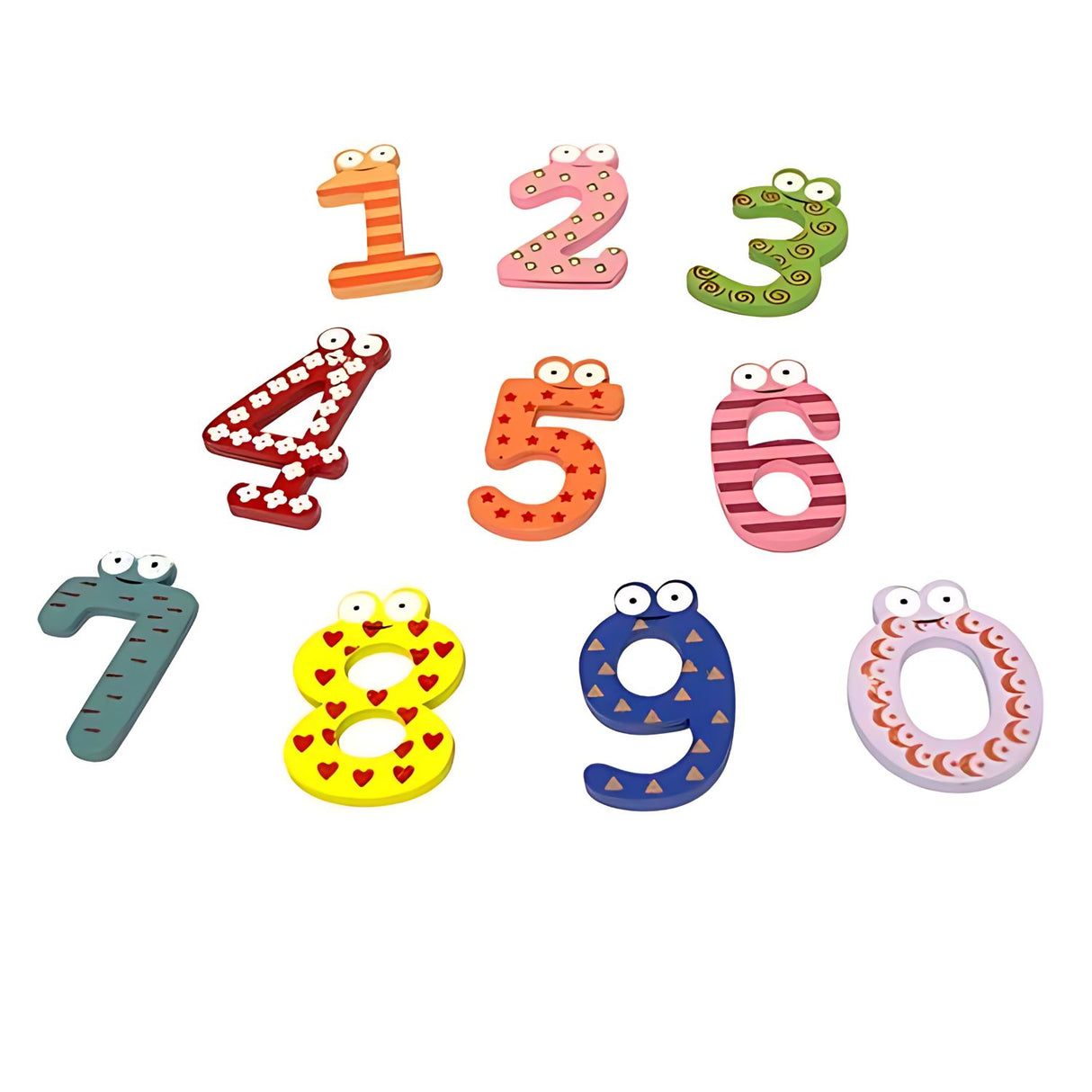 Set de Números Magnéticos de Madera para Niños de 3+ Años. Fomenta el aprendizaje y la creatividad. ¡Compra ahora y diviértete aprendiendo!-1-1-1-1-1