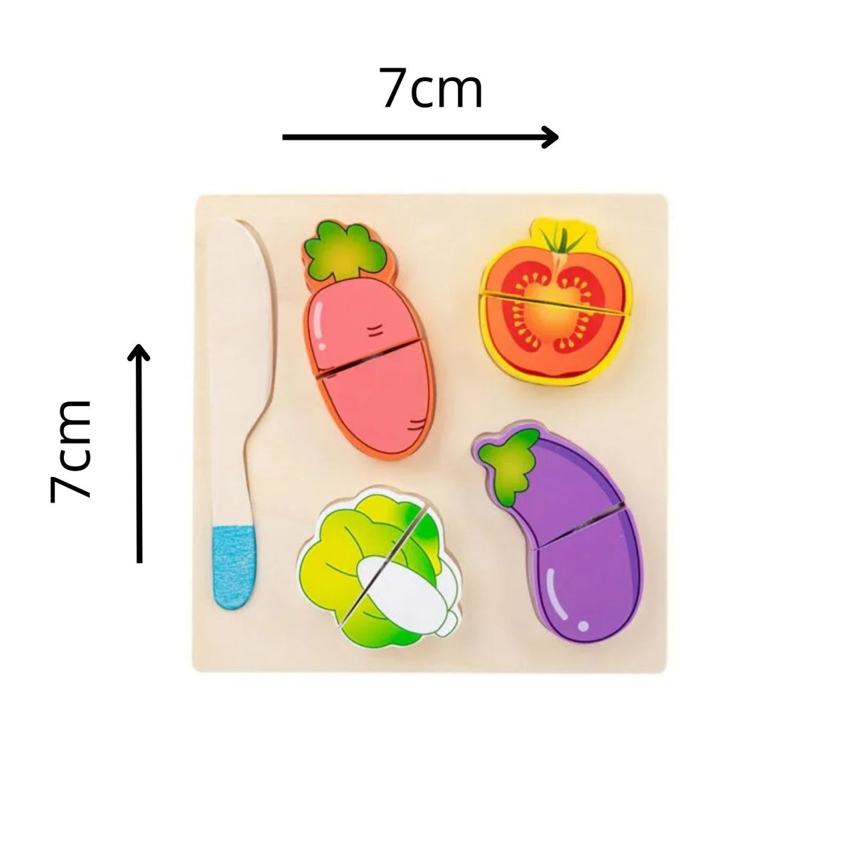 Puzzle Didactico Formas de Verduras Juguete Madera para Niños. Fomenta la creatividad y aprendizaje. ¡Compra ahora y diviértete educando!-1-2-1-1-1