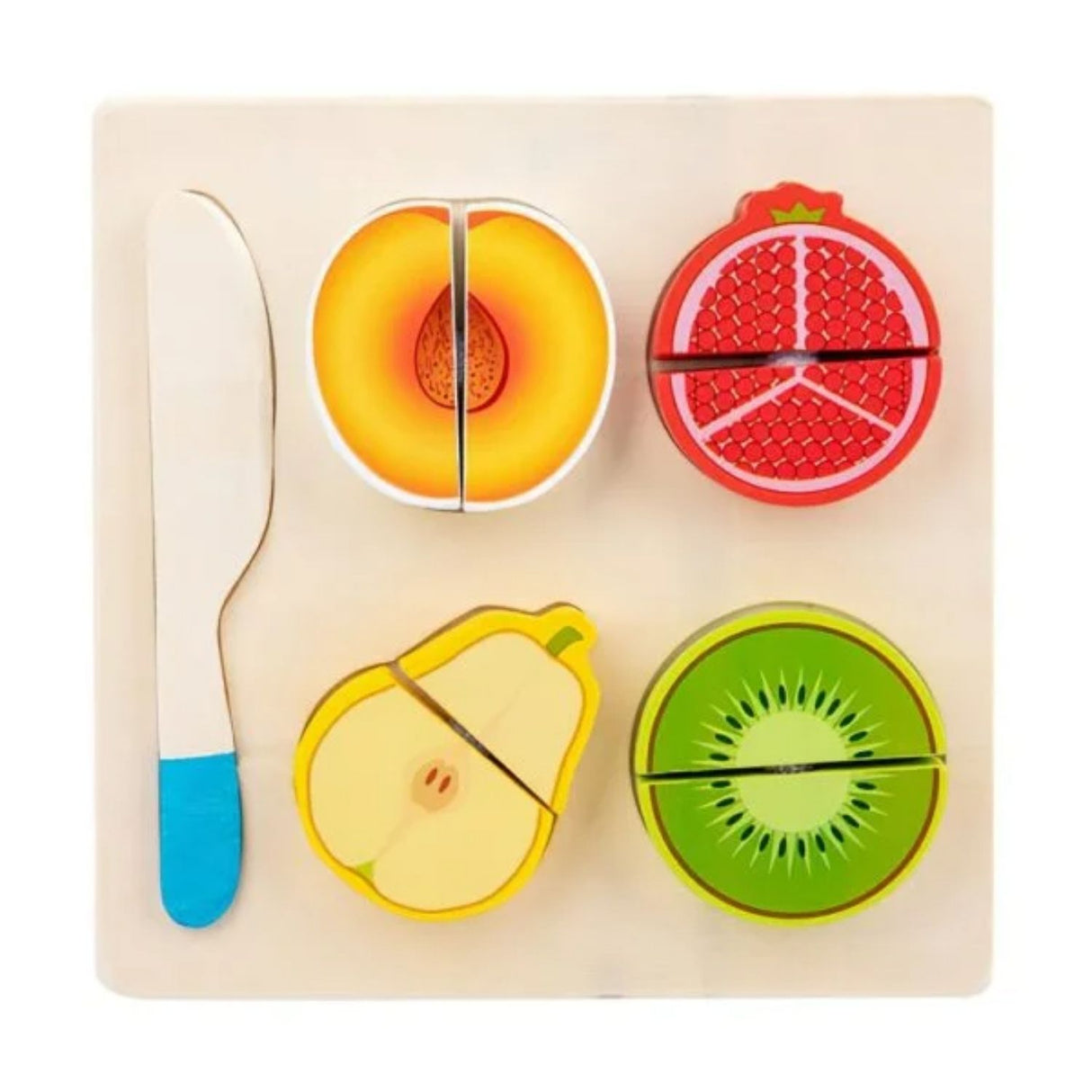 Puzzle Didactico Formas de Frutas Juguete Madera para Niños. Fomenta la creatividad y aprendizaje. ¡Descúbrelo ahora y diviértete educando!-1-1-1-1-1
