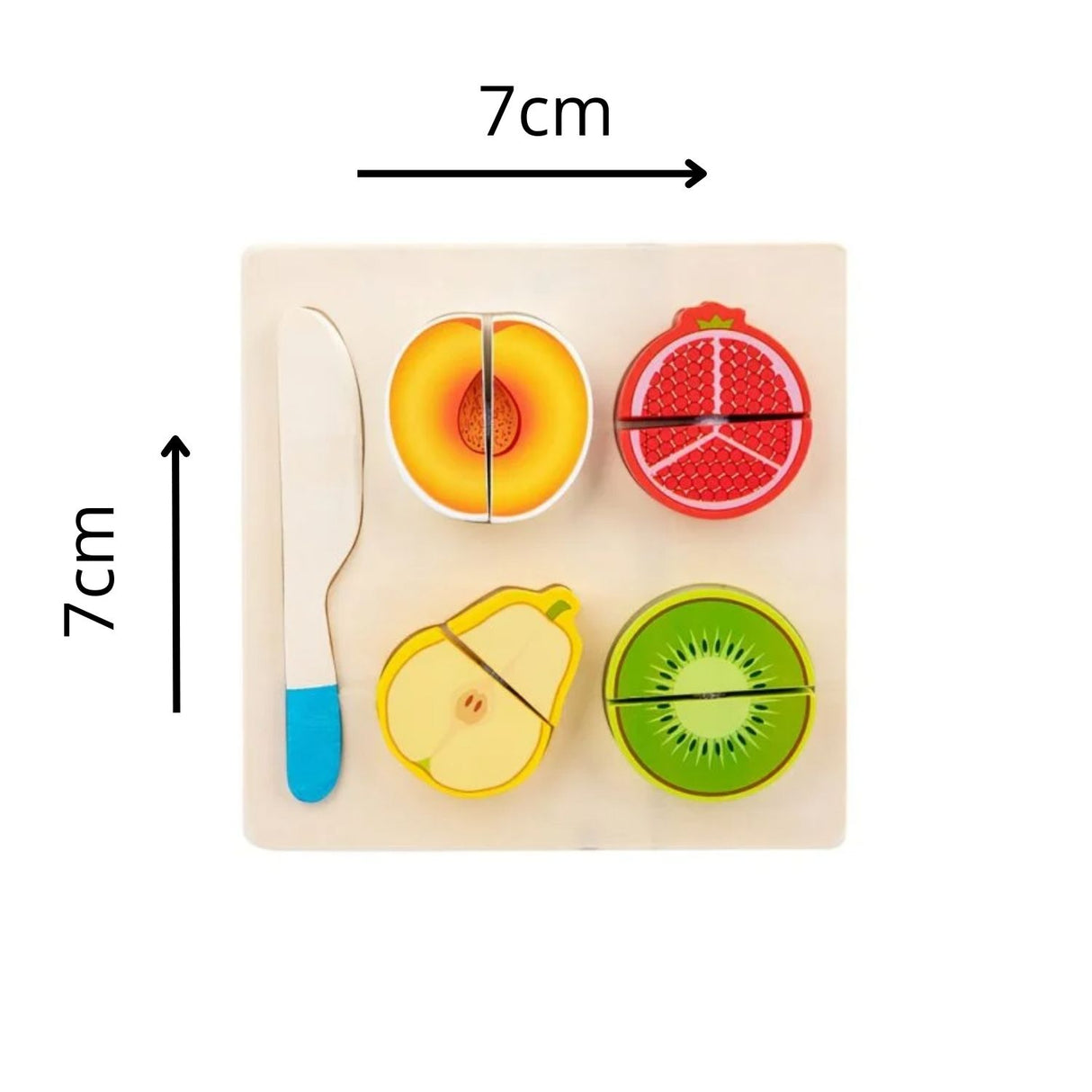 Puzzle Didactico Formas de Frutas Juguete Madera para Niños. Fomenta la creatividad y aprendizaje. ¡Descúbrelo ahora y diviértete educando!-1-2-1-1-1