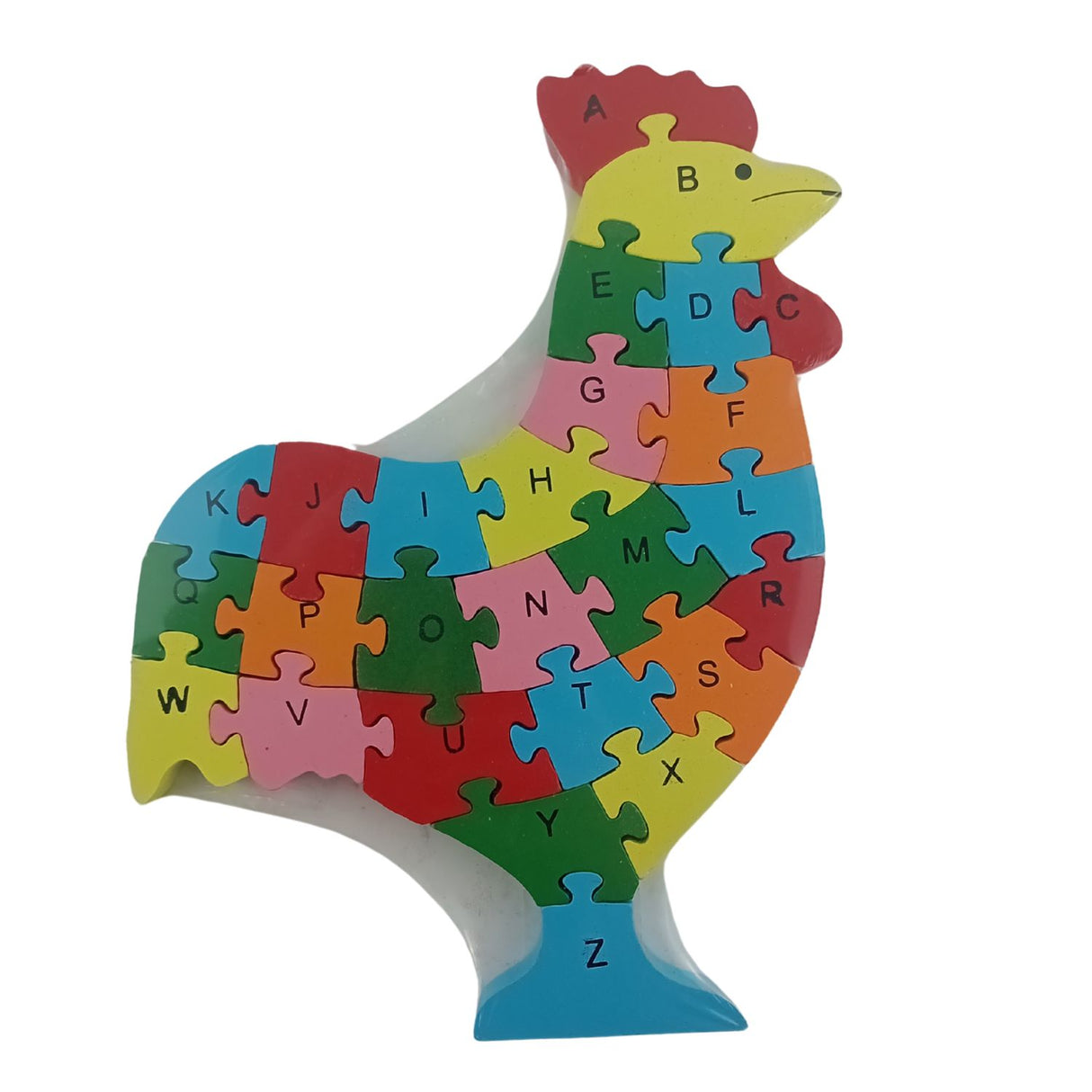 Juego de Puzzle Grande De Madera en Forma de Gallo Animal. Fomenta la creatividad y habilidades motoras. ¡Descúbrelo ahora y diviértete!-1-1-1-1-1