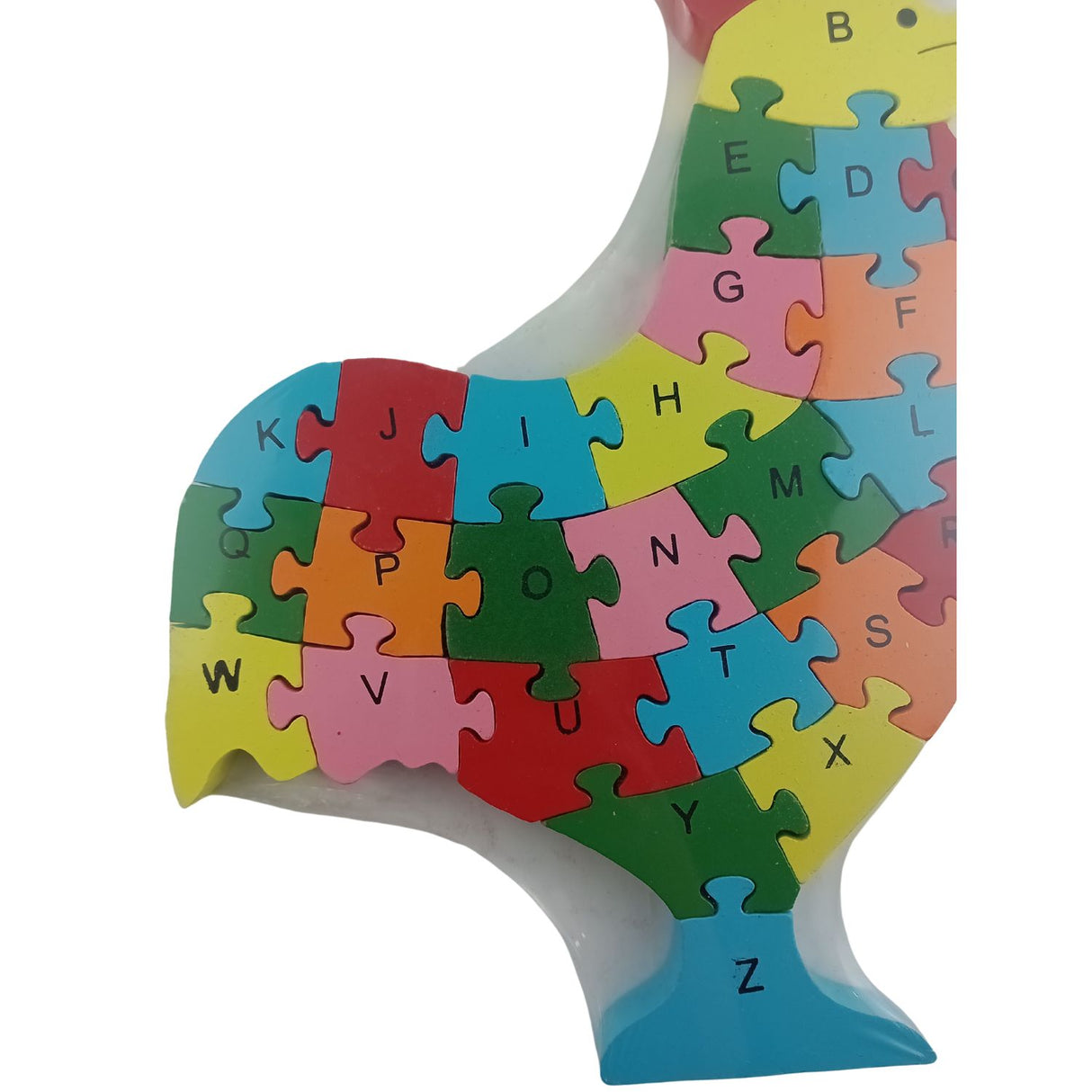 Juego de Puzzle Grande De Madera en Forma de Gallo Animal. Fomenta la creatividad y habilidades motoras. ¡Descúbrelo ahora y diviértete!-1-4-1-1-1