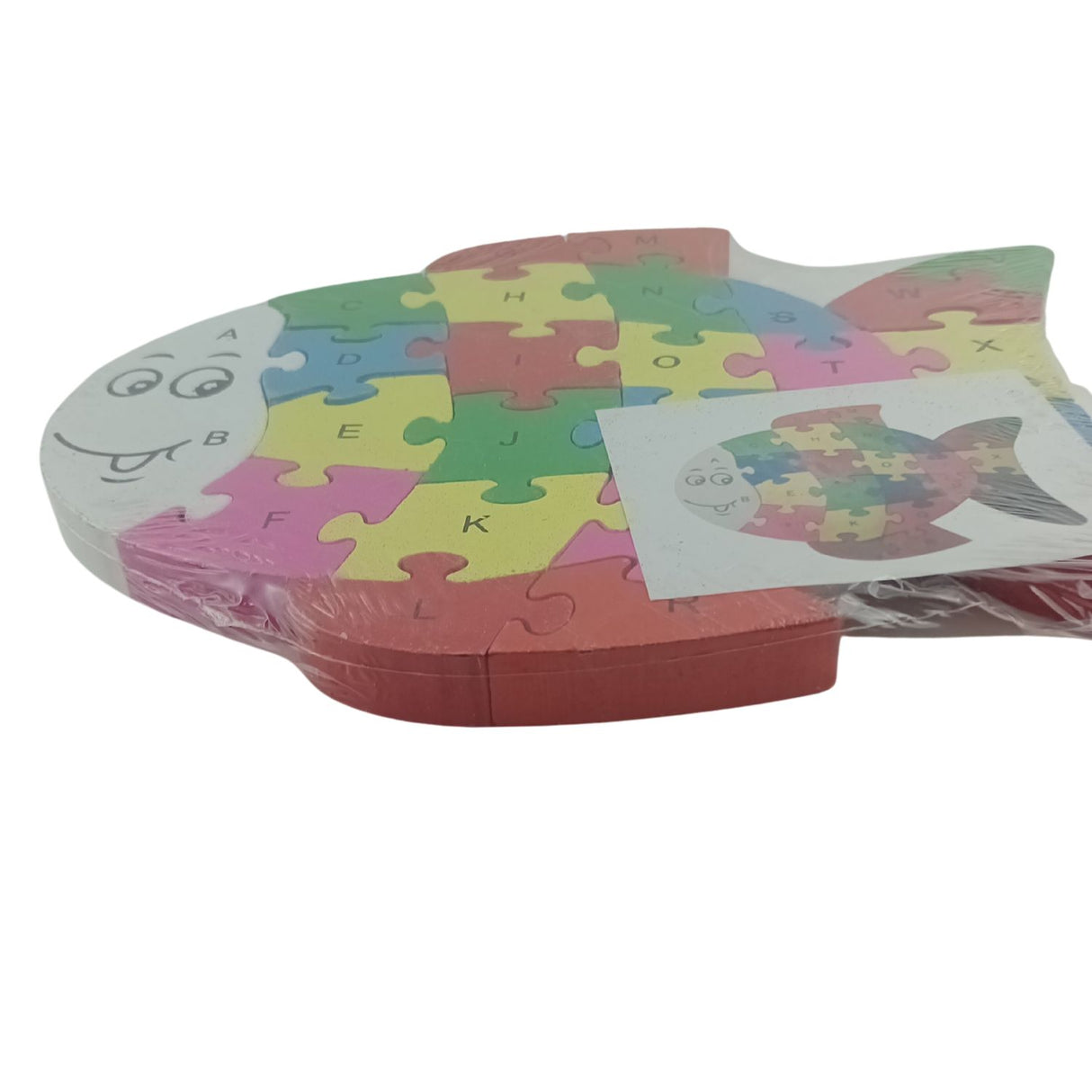 Juego de Puzzle Grande De Madera en Forma de Pez Animal. Fomenta la creatividad y habilidades motoras. ¡Descúbrelo ahora y diviértete!-1-3-1-1-1