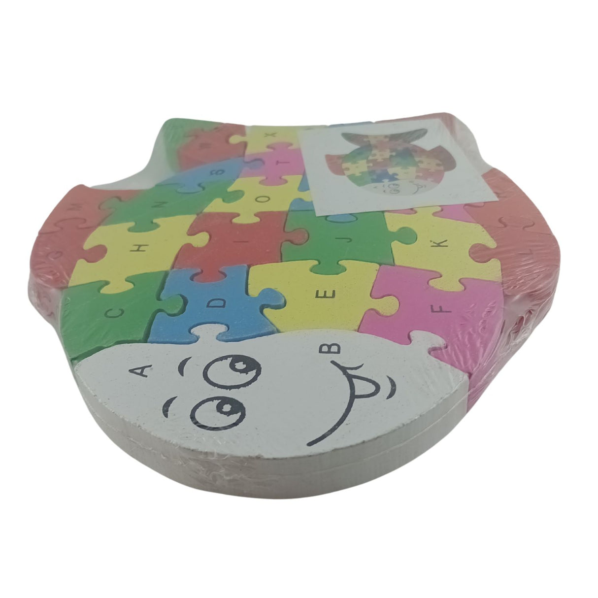 Juego de Puzzle Grande De Madera en Forma de Pez Animal. Fomenta la creatividad y habilidades motoras. ¡Descúbrelo ahora y diviértete!-1-4-1-1-1