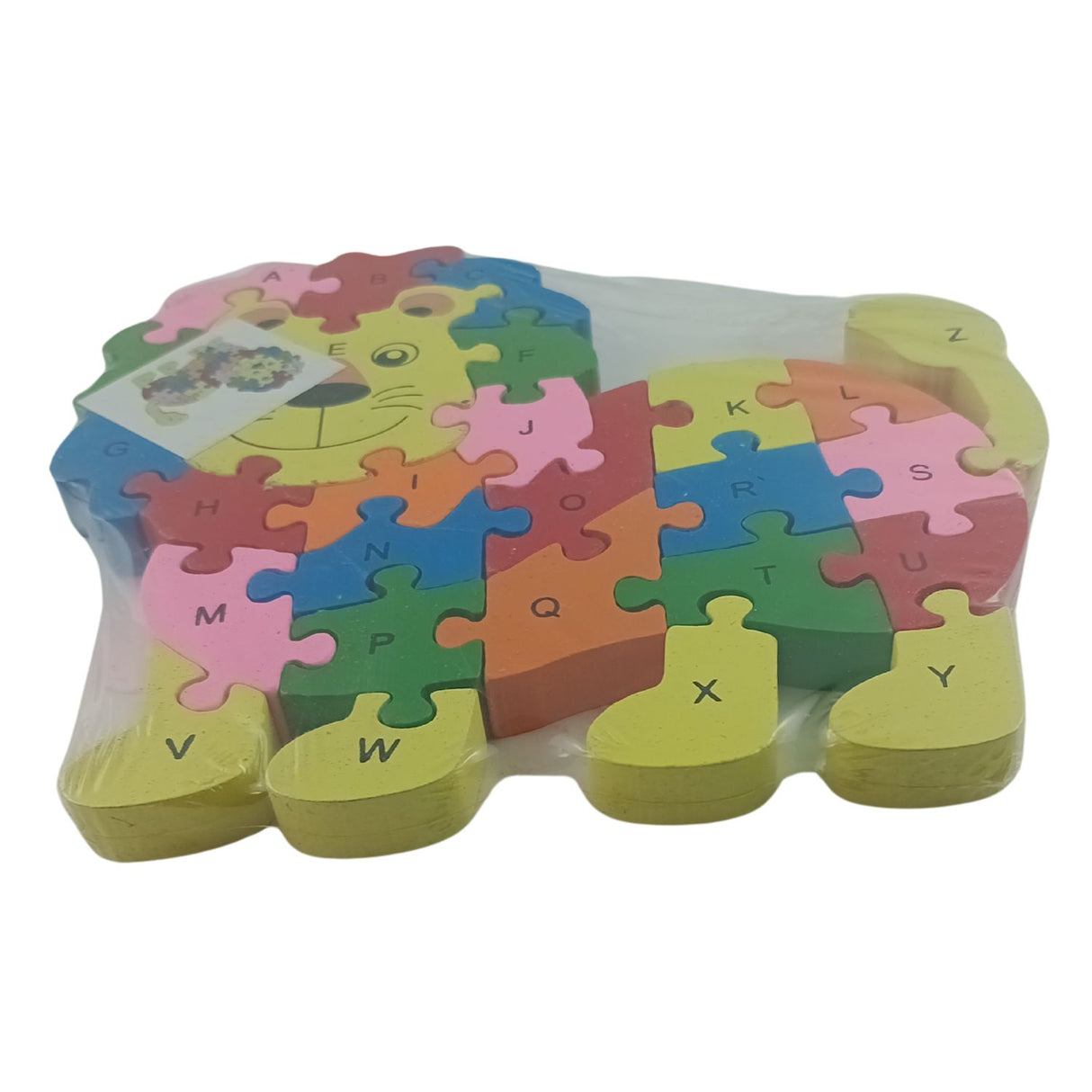 Juego de Puzzle Grande De Madera en Forma de Leon Animal. Fomenta la creatividad y habilidades motoras. ¡Descúbrelo ahora y diviértete!-1-4-1-1-1