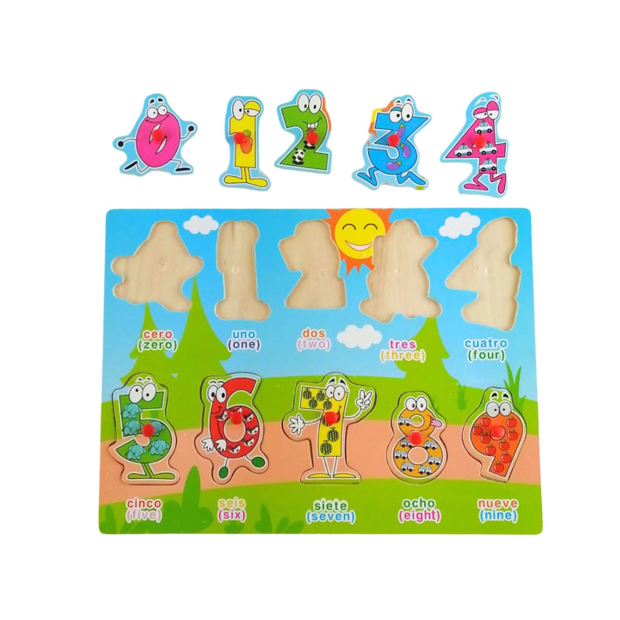 Rompecabezas Didáctico Grande de Madera de 30 cm para Niños. Fomenta la creatividad y el aprendizaje. ¡Compra ahora y diviértete educando!-1-1-1-1-1