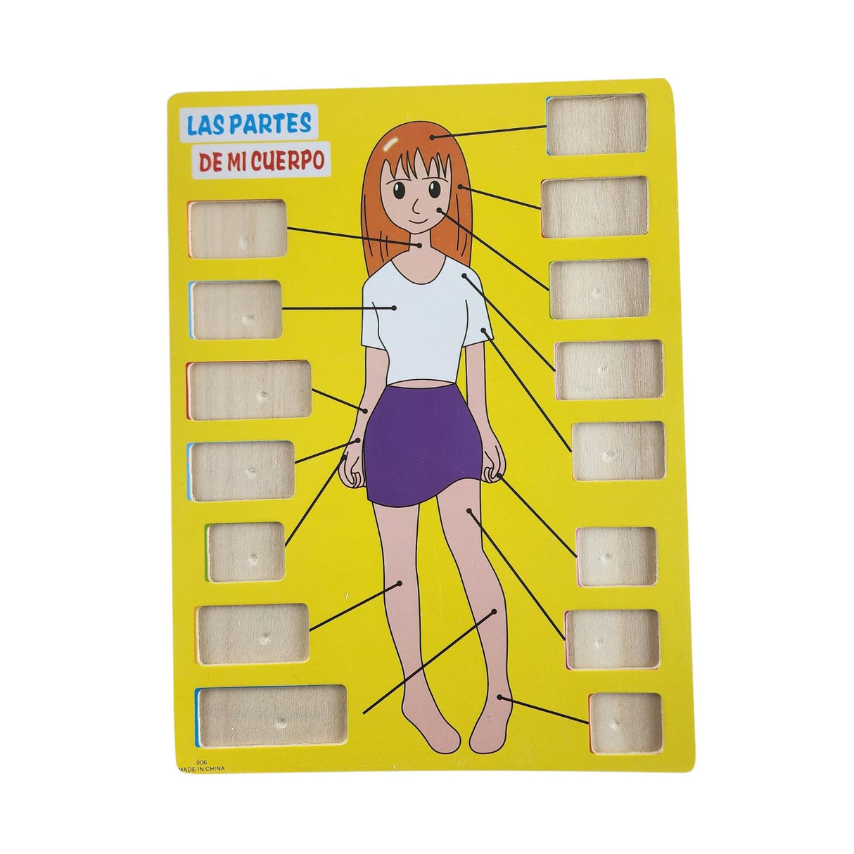 Rompecabezas Didáctico Cuerpo Mujer Madera 30cm Niños. Fomenta el aprendizaje y la diversión. ¡Descúbrelo ahora y potencia su curiosidad!-1-2-1-1-1