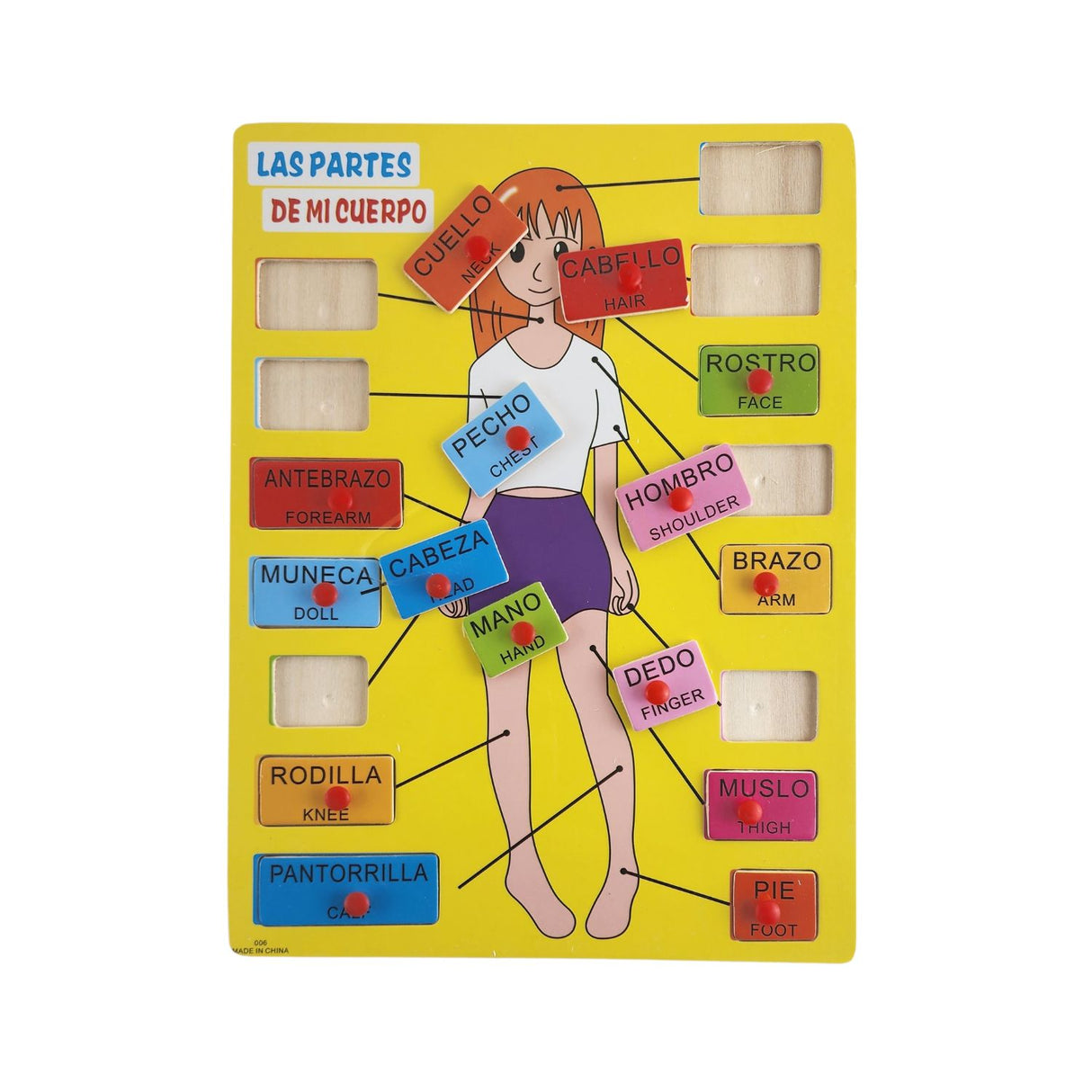 Rompecabezas Didáctico Cuerpo Mujer Madera 30cm Niños. Fomenta el aprendizaje y la diversión. ¡Descúbrelo ahora y potencia su curiosidad!-1-4-1-1-1