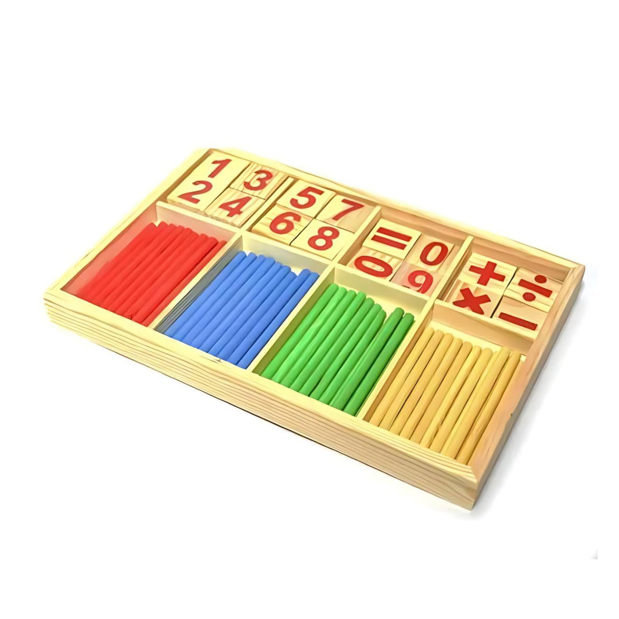 Set Matemático de Madera de 23 cm para Niños de 3+ Años. Fomenta el aprendizaje y la creatividad. ¡Compra ahora y potencia su educación!-1-4-1-1-1