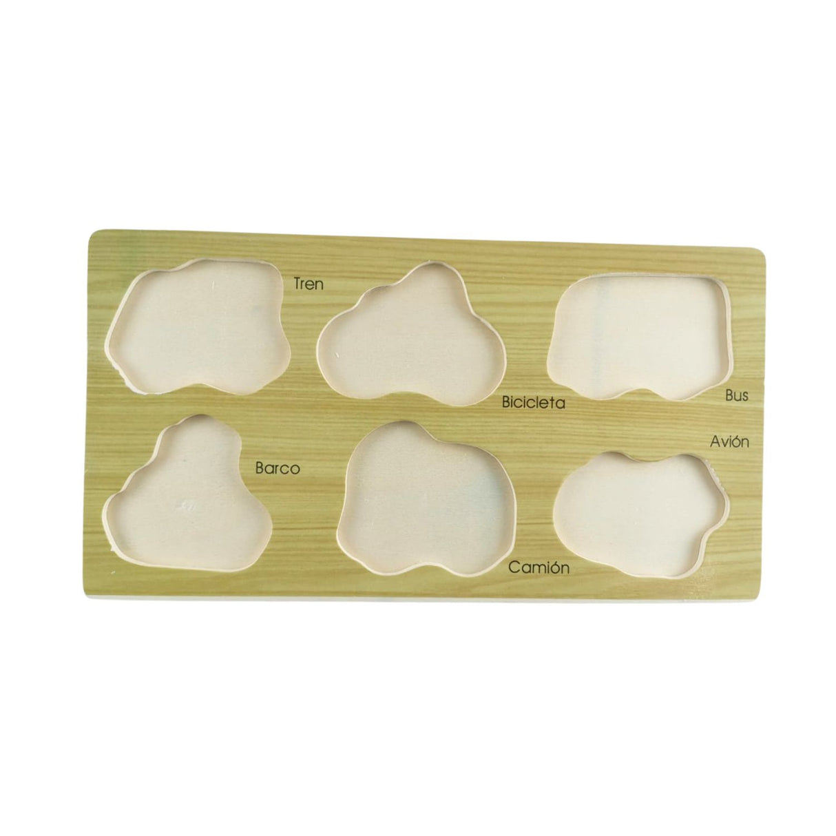 Tabla de Encaje en Español de Transportes para Niños. Fomenta el aprendizaje y la diversión mientras juegan. ¡Compra ahora y estimula su creatividad!-1-4-1-1-1