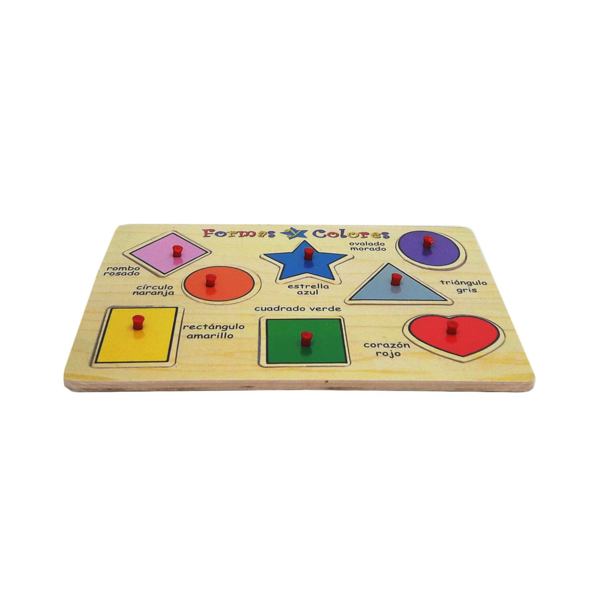 Tabla Geométrica de Encaje de Madera con Nombres para Niños. Fomenta el aprendizaje y la diversión. ¡Compra ahora y estimula su creatividad!-1-2-1-1-1