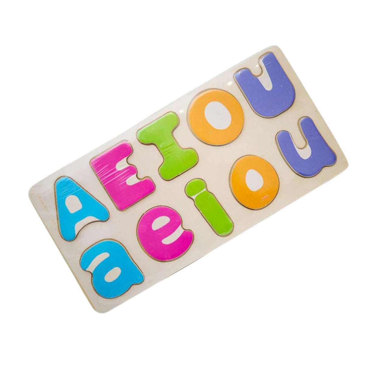 Tabla de Encaje de Madera con las Vocales para Niños de 3+. Fomenta el aprendizaje y la motricidad. ¡Compra ahora y potencia su desarrollo!-1-4-1-1-1