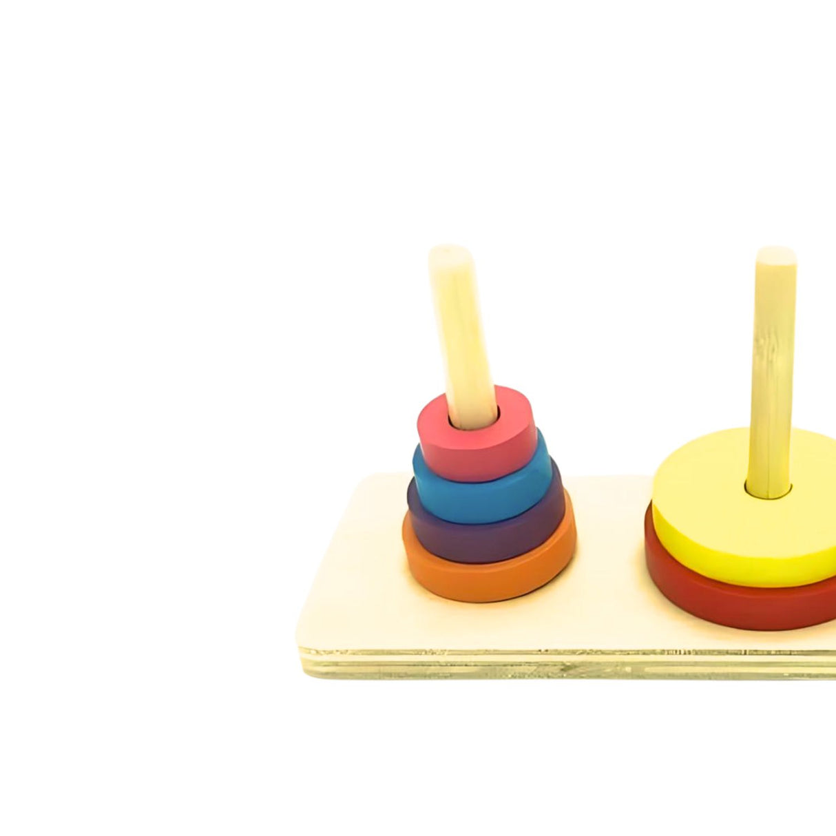 Juego Didáctico de Torre Hanói de Madera Para Niños de 3+. Fomenta la lógica y la concentración. ¡Descúbrelo ahora y potencia el aprendizaje!-1-3-1-1-1