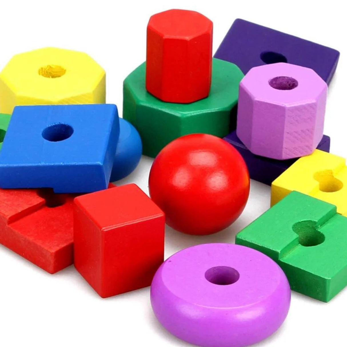 Juego Didáctico de Triple Torre de Madera para Niños de 3+. Fomenta la creatividad y habilidades motoras. ¡Compra ahora y diviértete aprendiendo!-1-3-1-1-1