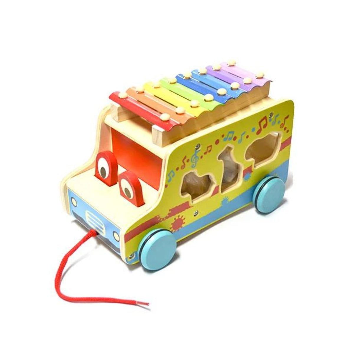 Tren de Encaje con Xilófono de Madera de 25 cm Para Niños. Fomenta la creatividad y el aprendizaje. ¡Compra ahora y diviértete educando!-1-1-1-1-1