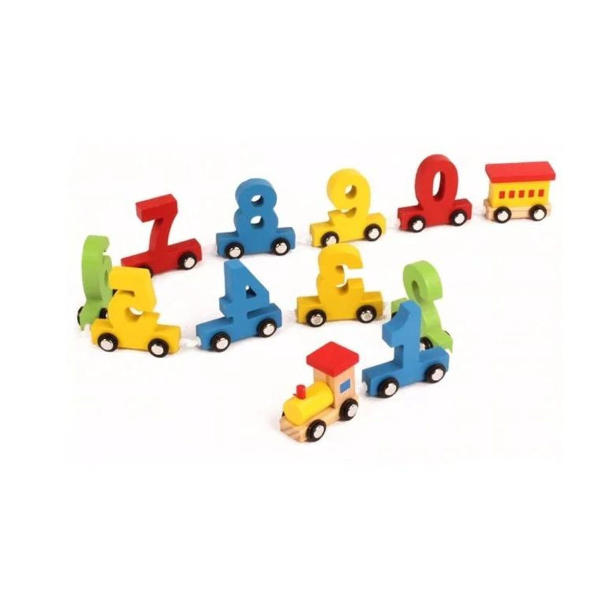 Tren de Números de Madera Para Niños 3+ Años de 88 cm. Fomenta el aprendizaje y la diversión. ¡Compra ahora y estimula su creatividad!-1-2-1-1-1