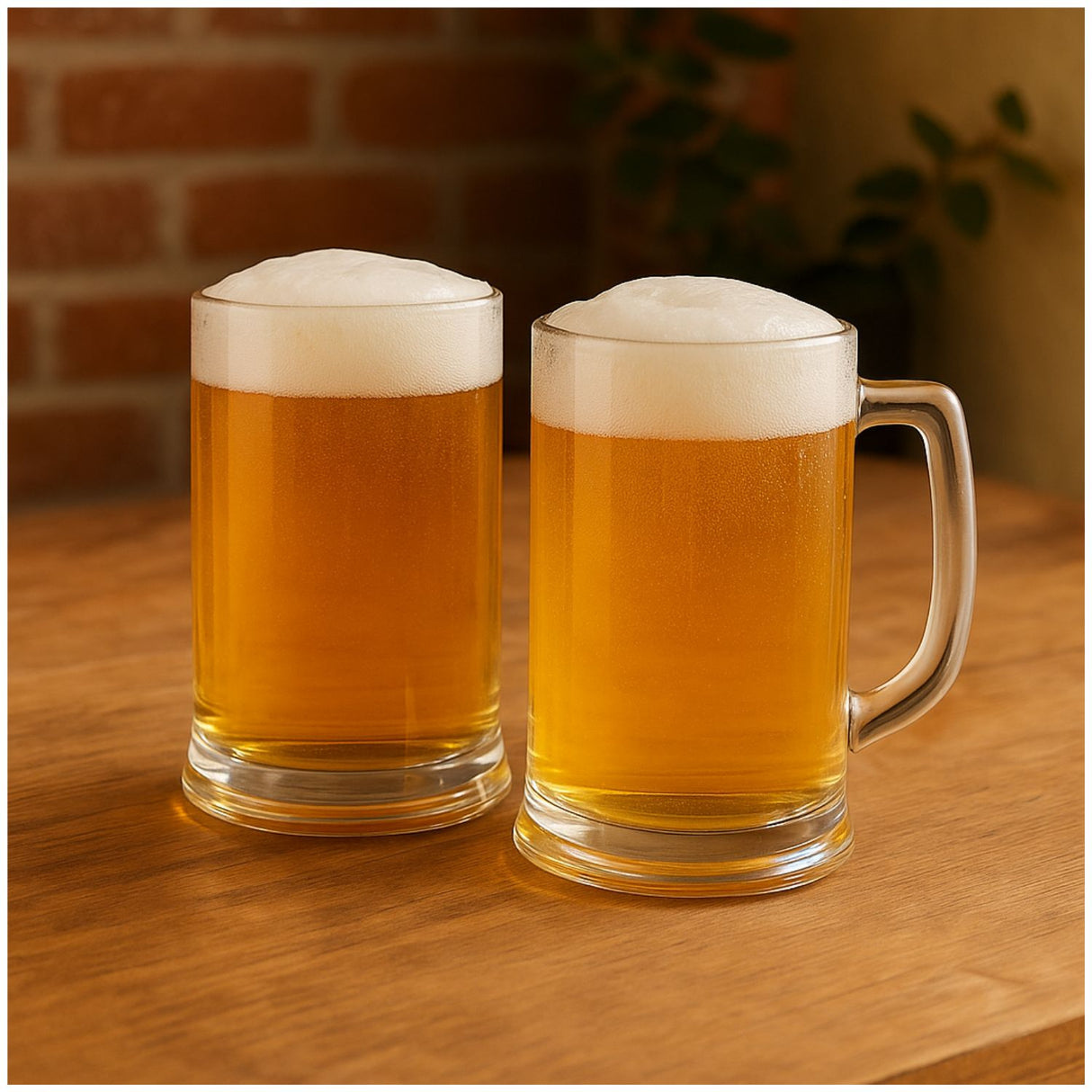 Set 2 Vasos Shopero Modelo Palermo De 437mL Cerveza Tragos