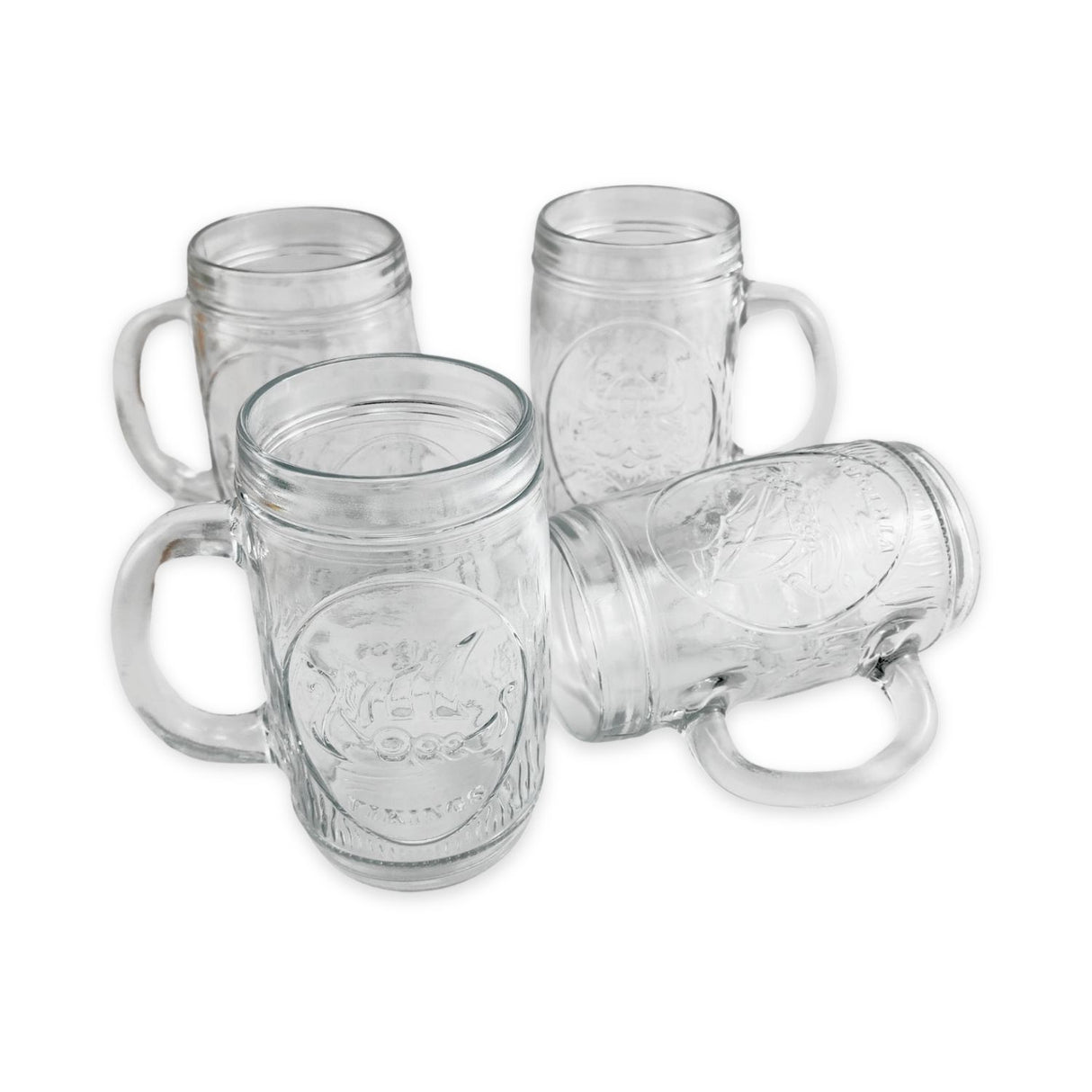 Set 4 Vasos Vikings 480mL Shoperos Cerveza Allegra