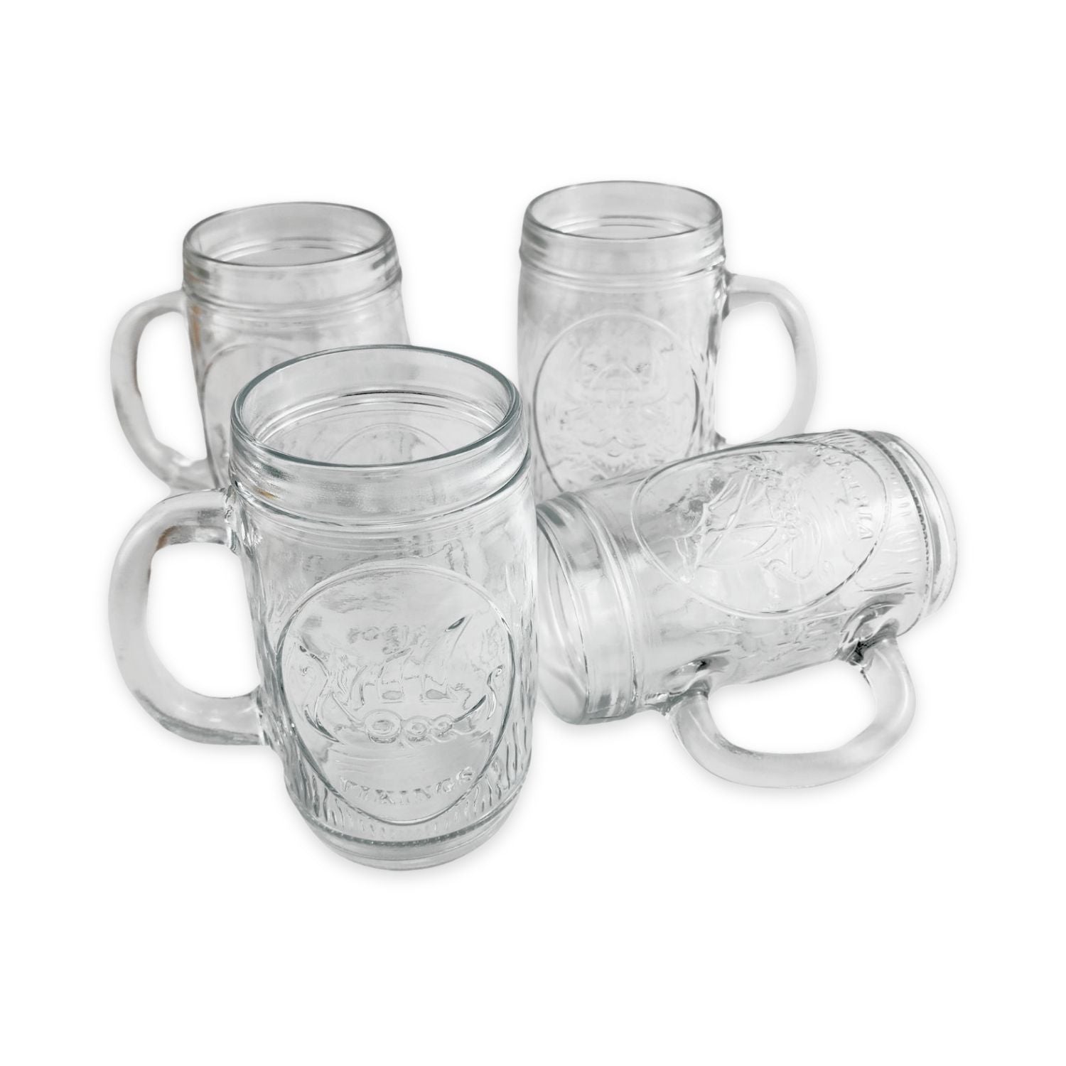 Set 4 Vasos Vikings 480mL Shoperos Cerveza Allegra