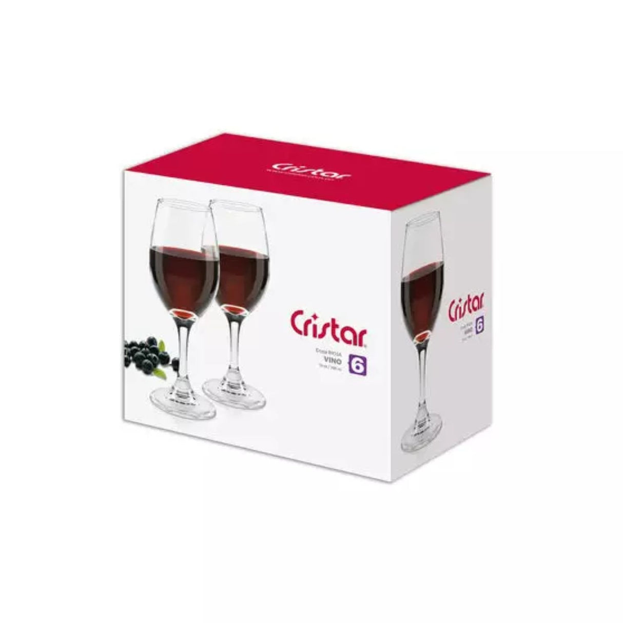 Set 6 Copas De Vino Gran Rioja 615mL Para Celebraciones