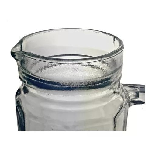 Jarra Refrigerador 1100 mL Modelo Rivoli Para Jugos Tapa Naranja