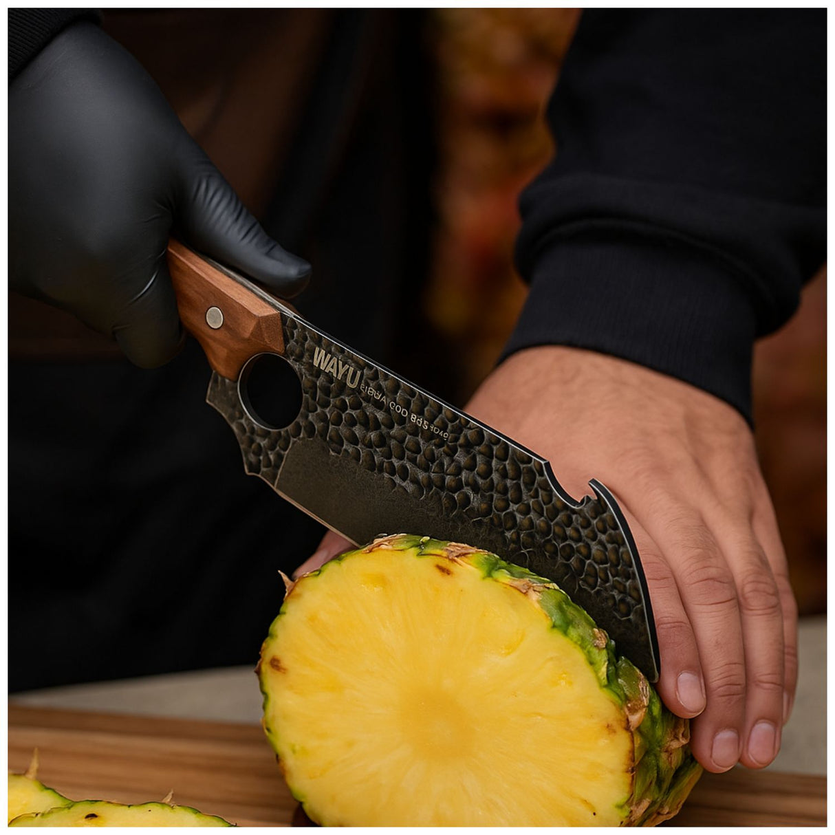 Cuchillo Serbian Wayu Con Funda Rustic Collection Cocina