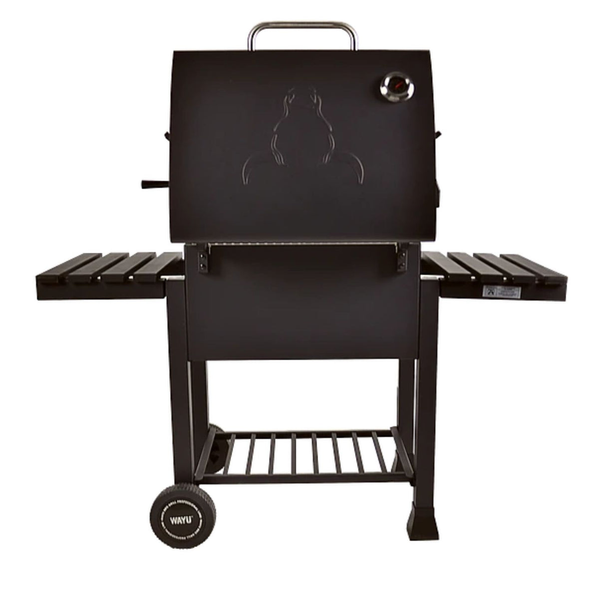 Parrilla con Spiedo Wayu a Carbon Ruedas BBQ Grill Asados