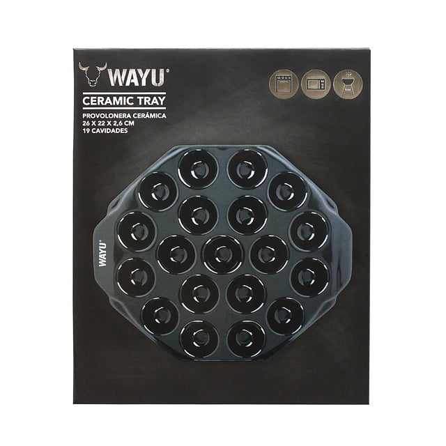 Provolonera 19 Cavidades Cerámica Wayu Asado