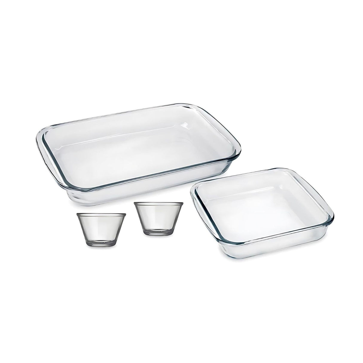 Set Asadera Rectangular Asadera Cuadrada 2 Flaneras Marinex