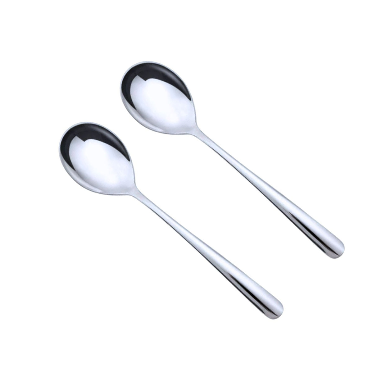 Set 2 Pcs Cuchara Tenedor Para Ensaladas Luna Krons Hogar