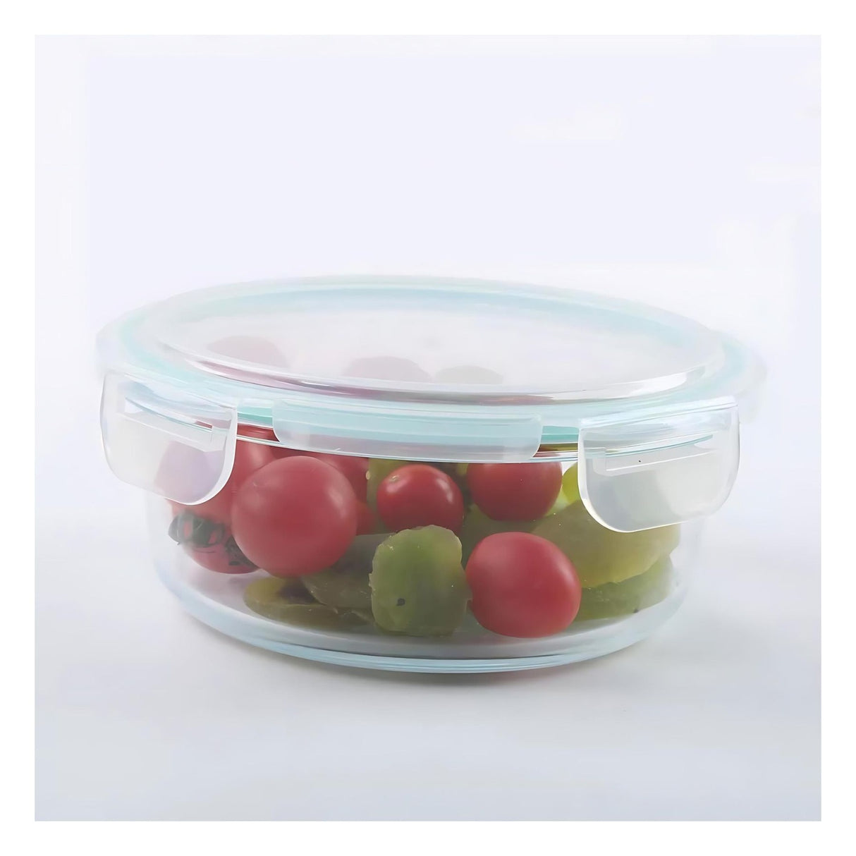 Contenedor Alimentos Hermetico Redondo 720ml Vidrio Allegra