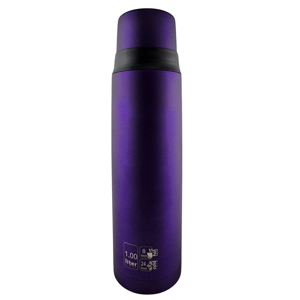 Termo Mega Slim IV 1L Acero Inoxidable Te Cafe Outdoor Morado
