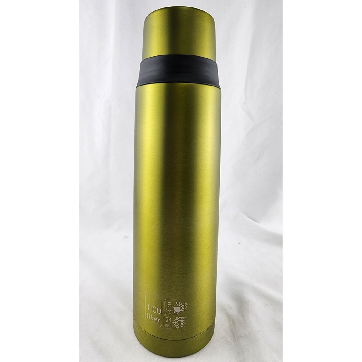 Termo Mega Slim IV 1L Acero Inoxidable Te Cafe Outdoor Verde