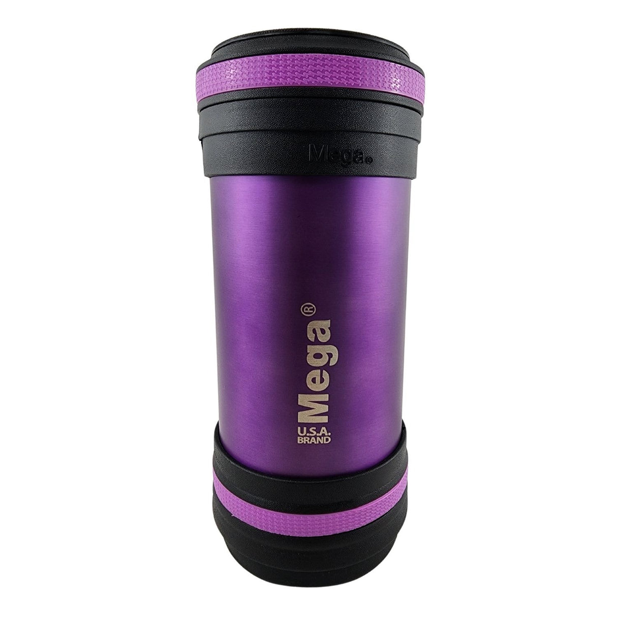 Termo Mega Maxx 600mL Comidas Metalico Acero Inoxidable Morado