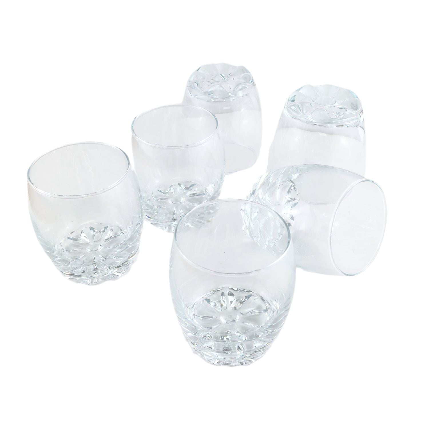 Set 6 Vasos Bajos Modelo Napoles 290mL Jugos Tragos Bebida Disfruta de elegancia y funcionalidad en cada sorbo. ¡Haz tu pedido y transforma tus bebidas!-4