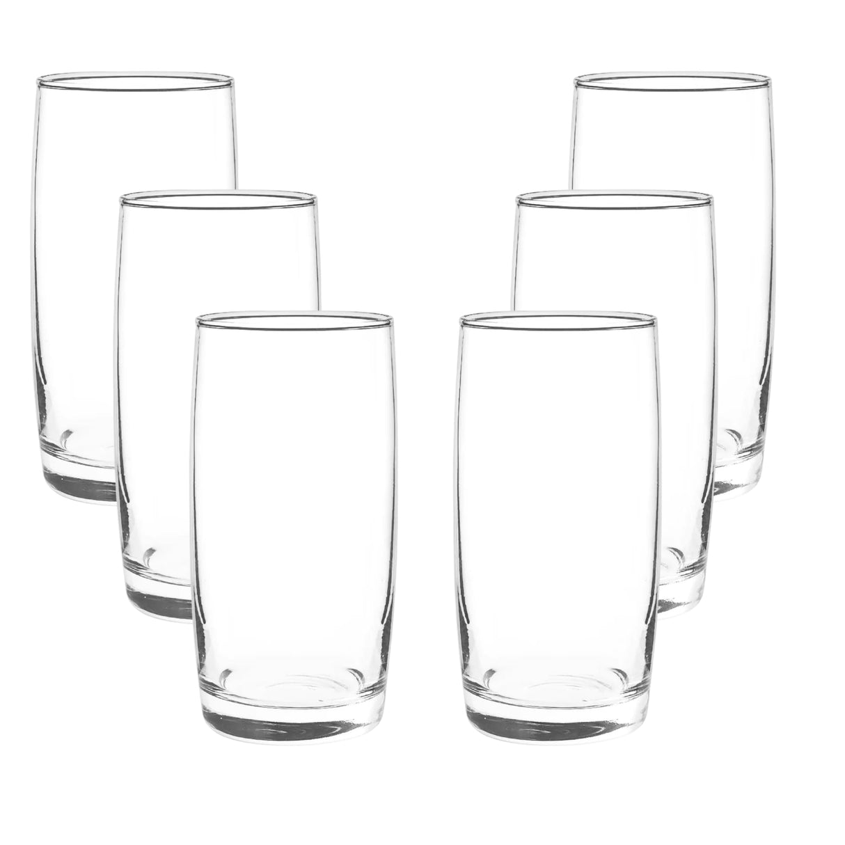Set 6 Vasos Altos Modelo Monterrey Transparente De 445ml Elegancia y versatilidad en tu mesa. ¡Impresiona a tus invitados con este set!-2