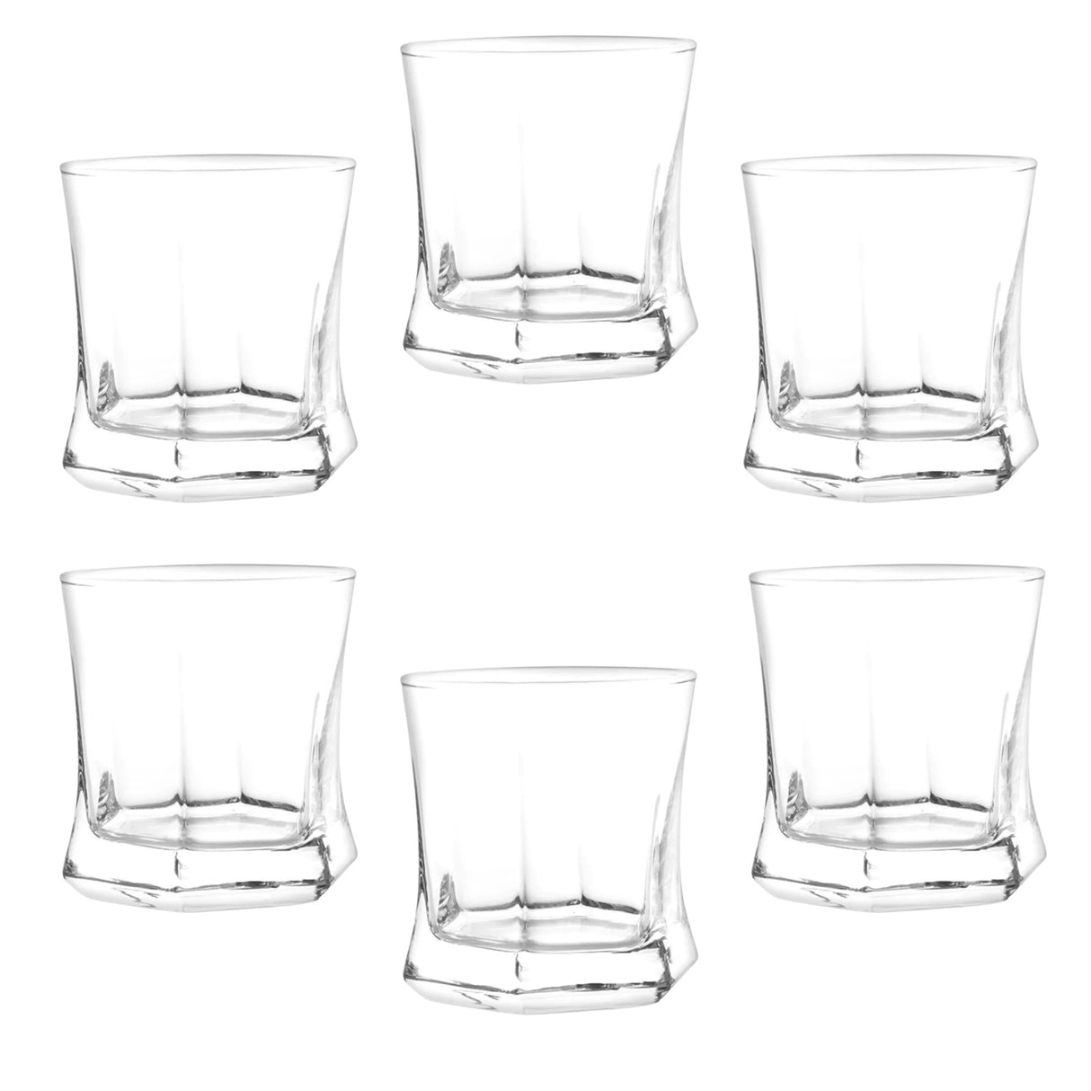 Display 6 Vasos Bajos Modelo Vivaldi 250Ml Para Tragos Agua. Disfruta de elegancia en cada bebida. ¡Adquiere este set y mejora tus momentos!-1