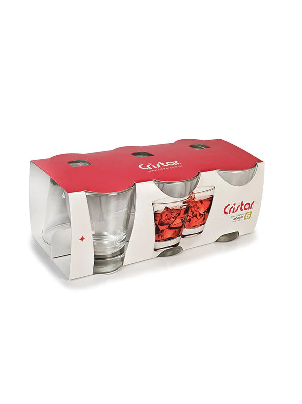 Set X6 Vasos Bajos De Vidrio 347ml Modelo London Elegancia y versatilidad para tus bebidas. ¡Haz tu pedido y disfruta de cada sorbo!-4