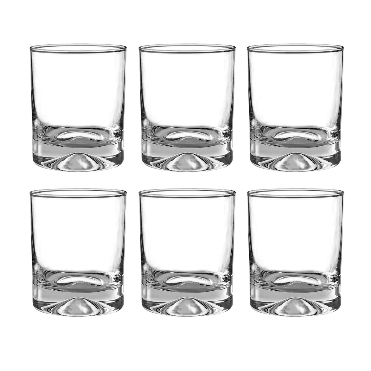 Set 6 Vasos Bajos Modelo Manhatan de 340mL Agua Tragos Jugo Disfruta de tus bebidas con estilo y elegancia. ¡Haz tu pedido ahora y mejora tu cristalería!-1-1