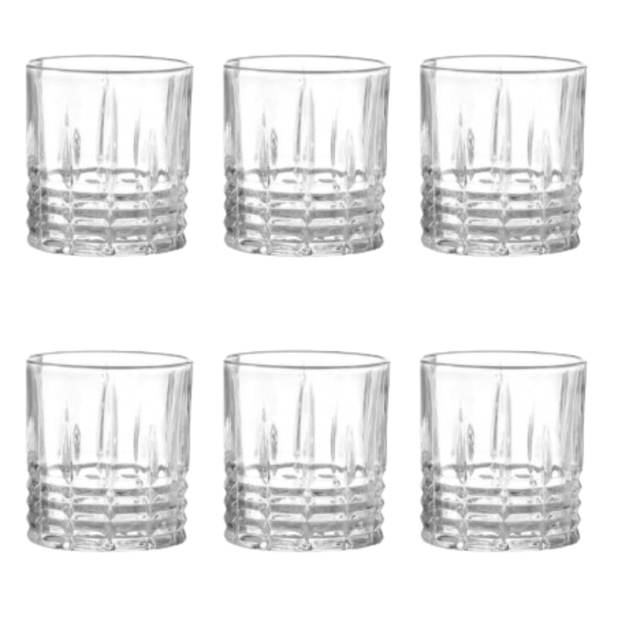 Display 6 Vasos Bajos Modelo Birmingham De 330cc Trago Jugo. Disfruta de elegancia y funcionalidad en cada bebida. ¡Haz tu compra y mejora tu mesa hoy!-1