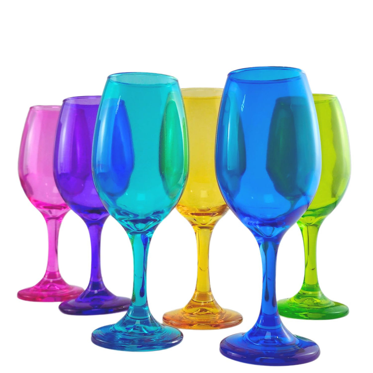 Set de 6 Copas Vino Rioja Full Color, elegantes y duraderas. Perfectas para realzar tus celebraciones. ¡Compra ahora y brinda con estilo!-1-1-1